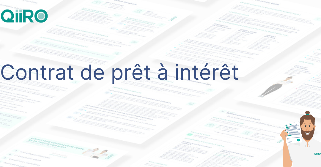 Modèle gratuit de contrat de prêt à usage ou commodat à télécharger